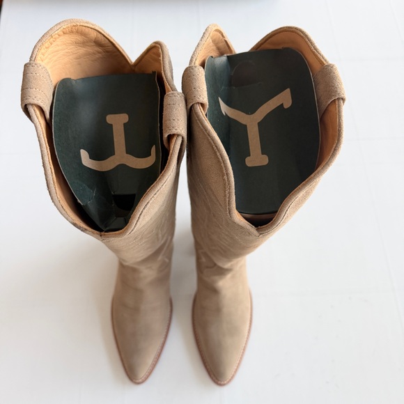 New TECOVAS The Abby Western Boot Women’s SIZE 9 Driftwood Suede - Picture 4 of 12